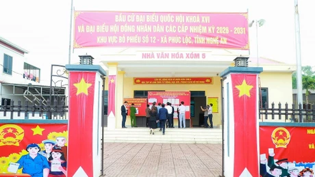 Các địa phương ở Nghệ An sẵn sàng cho ngày hội bầu cử