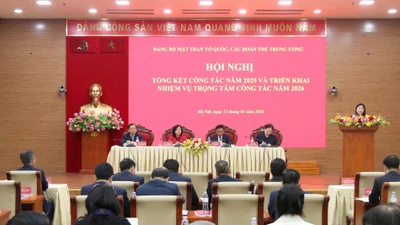 Hội nghị tổng kết công tác 2025 và kế hoạch trọng tâm 2026 của Đảng bộ Mặt trận Tổ quốc