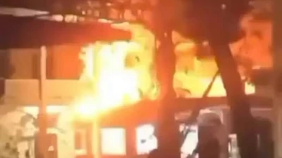 Cháy lớn tại nhà máy giày ở Hải Phòng rạng sáng mùng 1 Tết