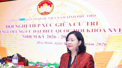 Bà Bùi Thị Minh Hoài cam kết hành động vì Nhân dân 