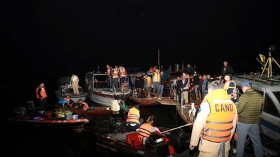 Tìm thấy thi thể 6 nạn nhân vụ lật tàu trên hồ Thác Bà