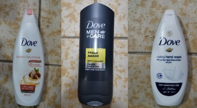 Các sản phẩm Dove bị thu hồi tại châu Âu. Ảnh minh họa/Nguồn nguoiquansat.vn