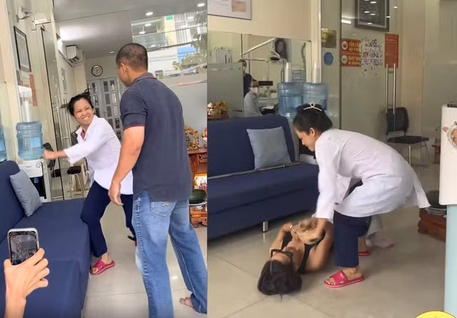 Chủ cơ sở nha khoa hành hung khách hàng - Ảnh congly.vn