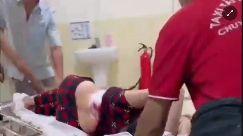 Mâu thuẫn đất đai, em chồng đâm chị trọng thương