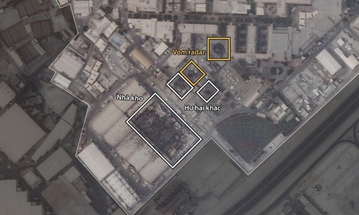 Vào tối ngày 12 và rạng sáng ngày 13/3, Iran đã phát động hai cuộc tấn công phối hợp vào căn cứ này, sử dụng kết hợp máy bay không người lái cảm tử, tên lửa hành trình và tên lửa đạn đạo để phá hủy các cơ sở radar và kiểm soát không lưu, trạm vệ tinh và các cơ sở cung cấp nhiên liệu.