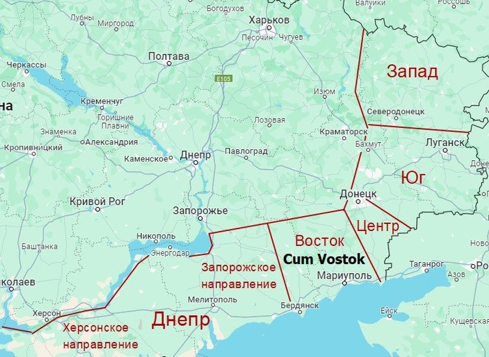 Đứng trước một tấm bản đồ tại sở chỉ huy tiền phương, tướng Gerasimov trình bày chi tiết về cuộc tiến công của các hướng quân chủ lực Nga: Cụm quân phía Tây đang tiến quân đều đặn vào khu vực Kupyansk thuộc tỉnh Kharkov, trong khi Cụm quân phía Đông đồng thời tấn công vào các tỉnh Dnipropetrovsk và Zaporizhia.