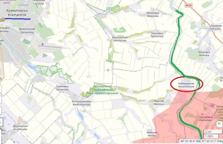 Lý do thứ nhất, quân Nga đã vượt sang bờ tây của kênh đào ở phía nam, gần Novomarkovoe. Thứ hai, bản thân kênh đào hiện khó có thể được coi là một rào cản nước hoàn chỉnh, ít nhất là do sương giá khắc nghiệt.