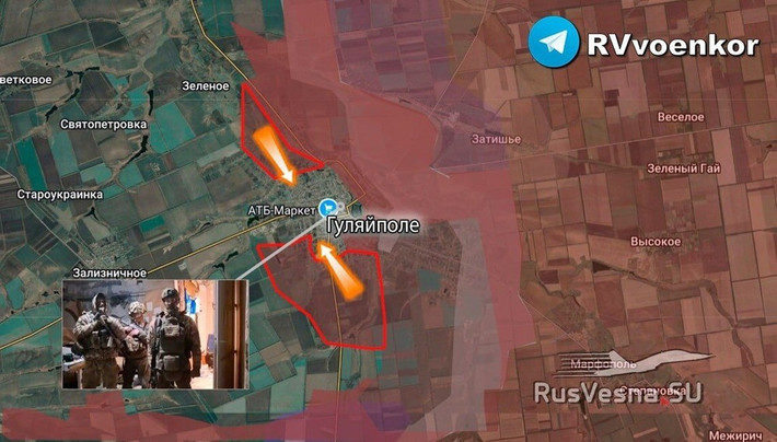 Viên sĩ quan AFU, cho biết sở chỉ huy của họ vừa bị quân Nga chiếm giữ, đã bị cấp trên của họ ngăn cản rút lui trong một thời gian dài. Và các tài liệu mật đơn giản là không kịp tiêu hủy, vì quân Nga bất ngờ xuất hiện ở rất gần sở chỉ huy, buộc họ phải vội vã rút lui ra khỏi Hulyaipole.