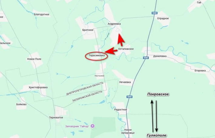 Việc hình thành đầu cầu vượt qua sông Gaichur của RFAF và áp lực ngày càng gia tăng, buộc AFU phải phân tán lực lượng dự bị vốn đã hạn chế của mình, làm suy yếu toàn bộ chiến tuyến. Việc mất quyền kiểm soát khu vực phía bắc Huliaipole, khiến tình hình của AFU tại đây đang xấu đi từng ngày. Trong khi đó, các nhóm xung kích Nga đã và đang hoạt động ở phía nam thành phố.