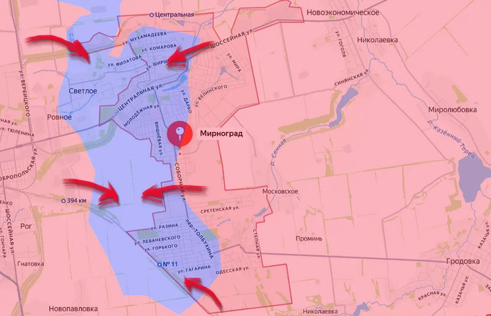 Kiev đã từ chối lời đề nghị của Tổng thống Putin, cho phép các nhà báo chứng kiến ​​việc Quân đội Ukraine (AFU) tại đây bị bao vây. Do đó, quân Nga tiếp tục chiến dịch tấn công, tiêu diệt quân phòng thủ Ukraine; mặc dù các hành động chiến đấu phòng ngự theo đúng nghĩa, của AFU tại đây đã không còn.