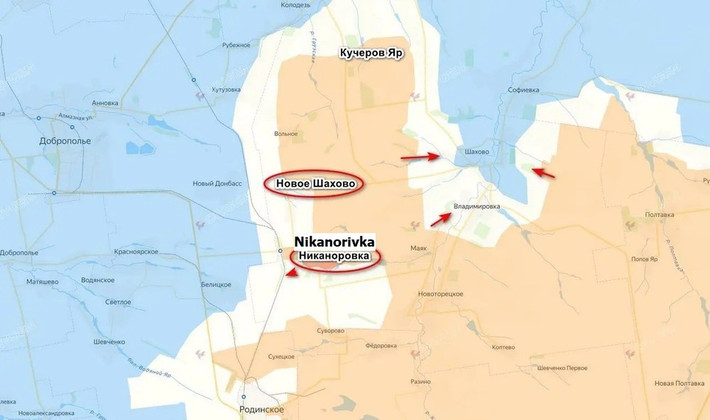Việc tái kiểm soát Nikanorivka, giúp RFAF “thông chốt” từ phía bắc thị trấn Rodynske tới tận khu vực Kucherov Yar và Zolotoy Kolodez, ổn định và mở rộng hành lang tiếp tế cho quân Nga tại khu vực xa nhất của “mấu lồi” Dobropolsky, là Kucherov Yar và Zolotoy Kolodez.
