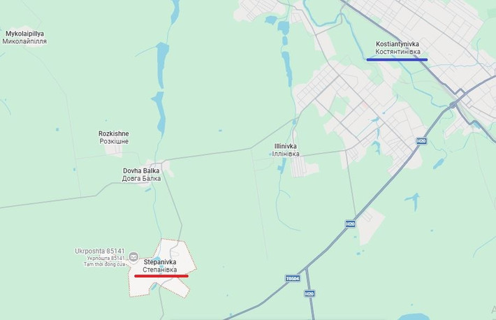 Tại khu vực Stepanovka, cấu hình vị trí giống như một "bánh nhiều tầng", với cả các nhóm tấn công nhỏ của RFAF và AFU xen kẽ nhau theo thế “cài răng lược”. Đồng thời, theo các dấu hiệu trên chiến trường, ưu thế đang dần nghiêng về phía các đơn vị Nga.