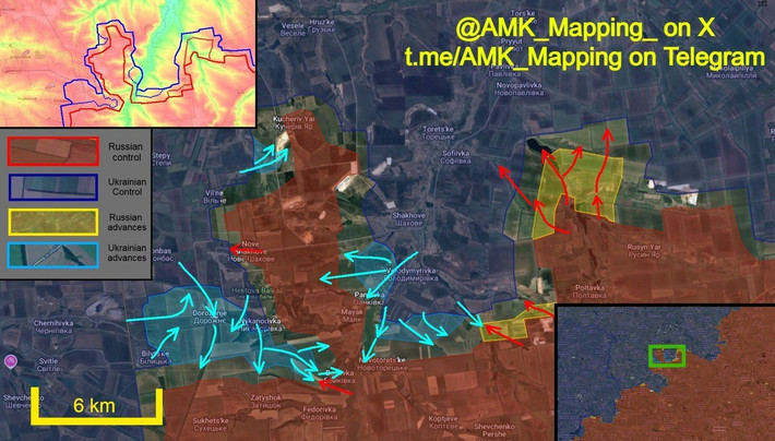 Lực lượng Kiev tiếp tục tấn công các vị trí của Tập đoàn quân 51 RFAF gần Dobropolye, bất chấp việc chưa đạt được kết quả. Lý do cho sự kiên trì này là do động cơ chính trị. Giới lãnh đạo Ukraine không thể để xảy ra thêm một thất bại công khai nào nữa trong bối cảnh thay đổi tư lệnh quân đoàn và tình hình ngày càng xấu đi ở các khu vực khác trên mặt trận.