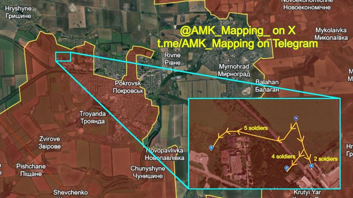 Cụ thể, 2 trực thăng UH-60 của Tổng cục Tình báo quốc phòng Ukraine (GUR) đã bí mật đổ bộ nhóm đặc nhiệm xuống vùng ngoại ô phía tây thành phố, gần cụm công nghiệp và các vị trí của lực lượng Moscow tại Pokrovsk. Nhưng thật không may, toàn bộ các tay súng đã bị RFAF loại khỏi vòng chiến.