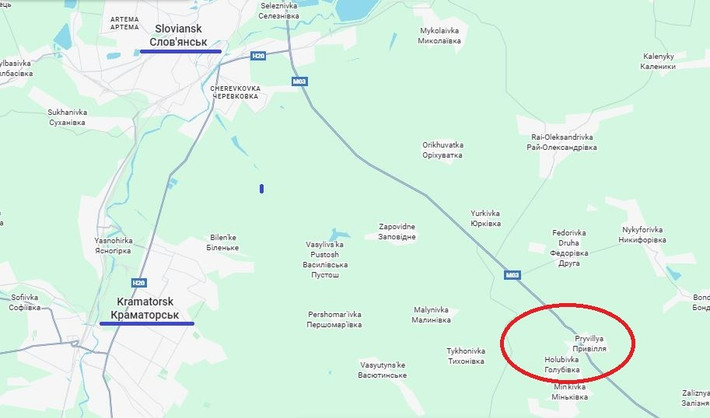 Kênh Readovka cho biết, trong bối cảnh hiện nay, nếu RFAF đến được Kramatorsk, việc phòng thủ Kostiantynivka có thể bị “lãng quên”. Còn xa hơn về phía bắc, quân Nga tiến về Privolnoye và Minkivka dọc theo đường cao tốc E40, cách Slavyansk chưa đầy 20 km. Để ngăn chặn bước tiến của quân Nga, phía Ukraine đã phá hủy cây cầu ở Privolnoye.