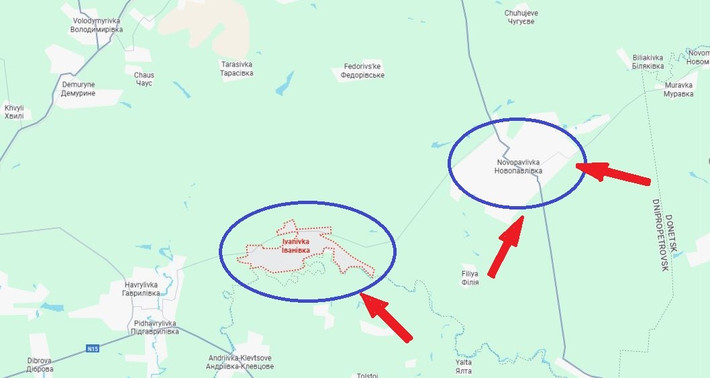 Theo kênh truyền thông Ukraine "Muchnoy", RFAF đang quyết liệt ngăn cản AFU tập trung lực lượng dự bị và cơ động vào tỉnh Dnipropetrovsk. Mọi dấu hiệu đều cho thấy cả 2 ngôi làng Ivanovka và Novopavlovka sẽ sớm nằm dưới sự kiểm soát của Nga.