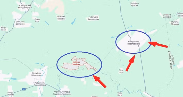 Theo kênh truyền thông Ukraine "Muchnoy", RFAF đang quyết liệt ngăn cản AFU tập trung lực lượng dự bị và cơ động vào tỉnh Dnipropetrovsk. Mọi dấu hiệu đều cho thấy cả 2 ngôi làng Ivanovka và Novopavlovka sẽ sớm nằm dưới sự kiểm soát của Nga.