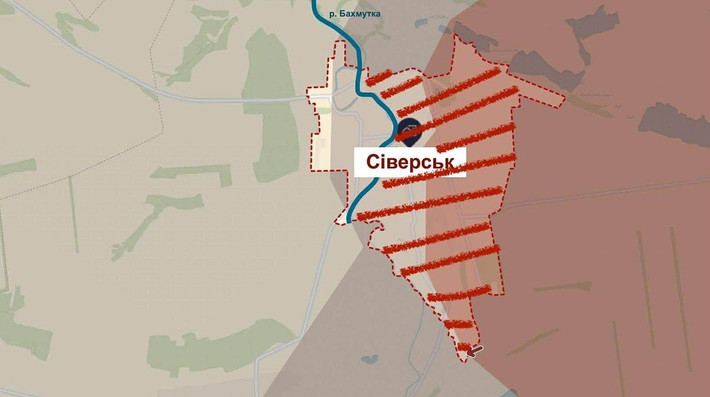 Gần Seversk, RFAF tiếp tục tìm cách bao vây và đánh bọc sườn các vị trí của quân Ukraine, kể cả trên các điểm cao phía tây thành phố. Các đơn vị AFU, đặc biệt là ở khu vực Svyato-Pokrovskoe, đang cố gắng ngăn chặn bước tiến của quân Nga trên hướng này.