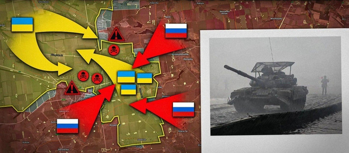 Còn trang Military Review của Nga cho biết, Tổng thống Nga Putin, vào ngày 27/10, thông báo có tới 5.000 quân Ukraine đang bị mắc kẹt trong thành phố và AFU không có cách nào để giành lại các vị trí đã mất; trong khi tiếp tế hậu cần cho thành phố đã bị Nga bóp nghẹt. Tuy nhiên Kiev đã phủ nhận thông tin trên. (nguồn ảnh Military Review, Ukrinform, Readovka).