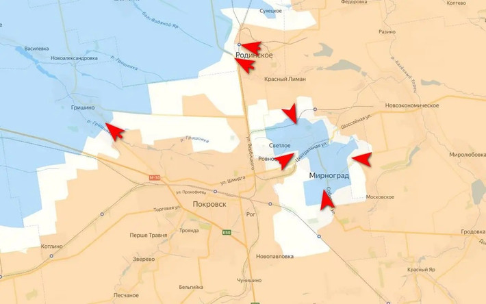 Tập đoàn quân số 2 của Cụm quân Trung tâm Quân đội Nga, với 50.000 quân, đã bao vây khu đô thị Myrnohrad, trong khi 2.000 quân Ukraine trong vòng vây, vẫn kiên cường chờ quân tiếp viện.