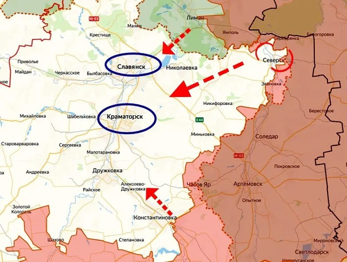 Cuộc chiến ở thành phố Pokrovsk sắp chấm dứt, sau đó Nga sẽ quyết tâm chiếm Konstantinovka và hai thành phố song sinh Kramatorsk-Slavyansk cũng như khu vực Kupyansk thuộc nam Kharkov. Điều này một phần vì các thành phố này nằm trong lãnh thổ tỉnh Donetsk, và một phần vì Nga cần đảm bảo an ninh nguồn nước cho khu vực Donbass.