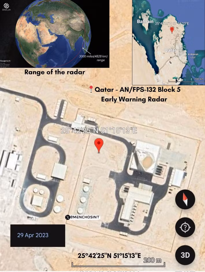 Dựa trên các đặc điểm và khả năng đã nêu, trạm radar UEWR thực hiện những nhiệm vụ phức tạp hơn là chỉ đơn thuần bảo vệ một quốc gia nhỏ trên bờ biển Vịnh Ba Tư. Trạm radar này cung cấp thông tin có giá trị cho Mỹ và có thể cả các nước NATO khác. Một trạm như vậy sẽ là một thành phần cực kỳ quan trọng của hệ thống phòng thủ tên lửa chiến lược nhằm vào Iran, Trung Quốc hoặc Nga.