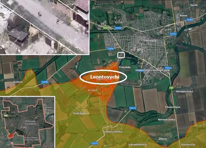 Một số nguồn tin nói rằng, quân Nga đã chiếm lại được Novoekonomichne, trong khi những người khác lại cho rằng AFU vẫn nắm giữ phần phía nam; không ai có thể khẳng định chắc chắn. Ở phía nam Pokrovsk (khu vực Leontovychi) RFAF đã mở được đầu cầu.