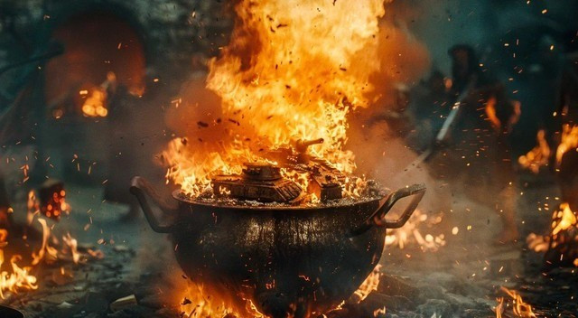 Cũng trong ngày 25/11, Không quân Nga cũng phát động chiến dịch tiêu diệt thứ hai, với các máy bay ném bom Su-34 sử dụng bom nhiệt áp cực mạnh, để tiêu diệt sở chỉ huy Lữ đoàn sơn cước Edelweiss số 10 của Quân đội Ukraine.