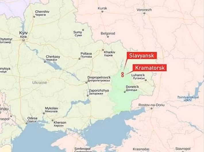 Nhờ diễn biến thuận lợi trong giai đoạn đầu của cuộc chiến, tình hình tại khu vực tác chiến của Cụm quân phía Nam tương đối yên tĩnh, cho phép binh lính có đủ thời gian nghỉ ngơi. Dựa trên những diễn biến hiện tại, hai thành phố Slovyansk và Kramatorsk, nằm phía tây bắc Donetsk có khả năng trở thành tâm điểm của chiến dịch đông xuân này.