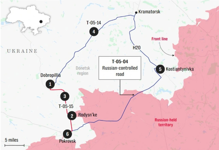 Có thể nhận thấy, mặt trận Pokrovsk-Kostiantynivka là trọng điểm trong chiến dịch tấn công hè-thu của RFAF trong năm nay. Hiện tại, quân Nga đã phá vỡ tuyến phòng thủ ở phía nam hồ chứa nước Kleban-Byk, ở phía nam thành phố Kostiantynivka, tạo thế bao vây thành phố này từ hướng đông và hướng nam.