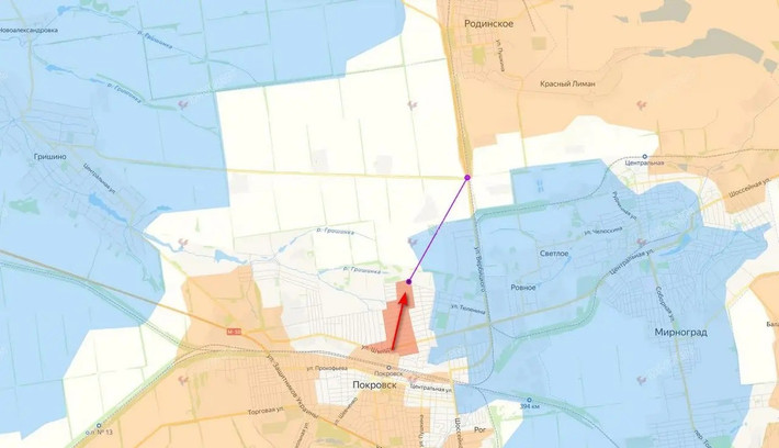 Nhờ các hoạt động tiến công trên, quân Nga đã thu hẹp hơn nữa “cổ túi khí” mà họ thiết lập ở ngoại ô phía bắc Pokrovsk bên cánh trái (theo hướng tiến công của RFAF) và các đơn vị tiền phương ở phía thị trấn Rodinsky bên cánh phải. Hiện tại, quân Nga đang củng cố vị trí mà họ mới kiểm soát.