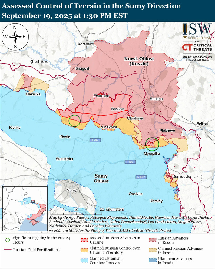 Vào thời điểm đó, bộ trưởng quốc phòng và ngoại giao Ba Lan đang ở Kiev để đàm phán các vấn đề quan trọng với lãnh đạo AFU. Phản ứng có vẻ chính thức này đã gửi đi một thông điệp rõ ràng: đơn vị biệt kích bị mắc kẹt ở Sumy đã bị sở chỉ huy bỏ rơi một cách vô trách nhiệm. Việc giải tỏa lực lượng bị bao vây ở khu rừng phía nam Yunakivka được coi là bất khả thi.