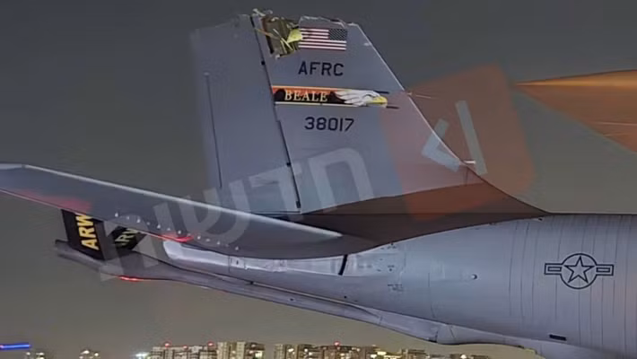 Dữ liệu theo dõi hàng không cho thấy máy bay đáp xuống Israel là biến thể KC-135RT và các bức ảnh cho thấy phần đuôi máy bay bị hỏng nghiêm trọng. Hiện Bộ Tư lệnh Trung tâm Mỹ (CENTCOM) xác nhận toàn bộ 6 thành viên phi hành đoàn trên chiếc máy bay tiếp dầu KC-135 gặp nạn tại Iraq đã thiệt mạng.