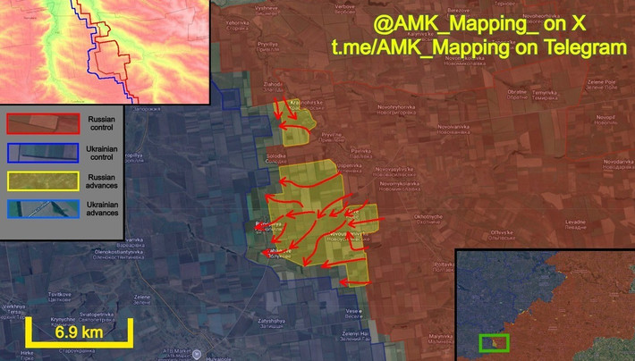 Trước sự tiến công mạnh mẽ của RFAF, khoảng cách từ các vị trí tiền phương của quân Nga đến đường cao tốc Hulyaipole-Pokrovskoye-Dnipropetrovsk (Dnipro) đã giảm xuống còn 9-9,5 km. Khoảng cách này cho phép RFAF sử dụng UAV FPV để kiểm soát một phần trên đoạn đường này. Điều này có thể làm gián đoạn đáng kể hậu cần của AFU, đối với lực lượng đồn trú của họ tại Hulyaipole.