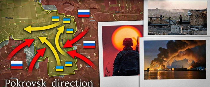 Về phía đông nam Pokrovsk, quân Ukraine củng cố phòng ngự tại quận Pervomaika, chiếm giữ các vị trí ở trung tâm thành phố qua các phố Prokofieva và Zaliznychna. Từ đây, RFAF có thể hoạt động tại nhà ga cũng như các khu vực xung quanh.