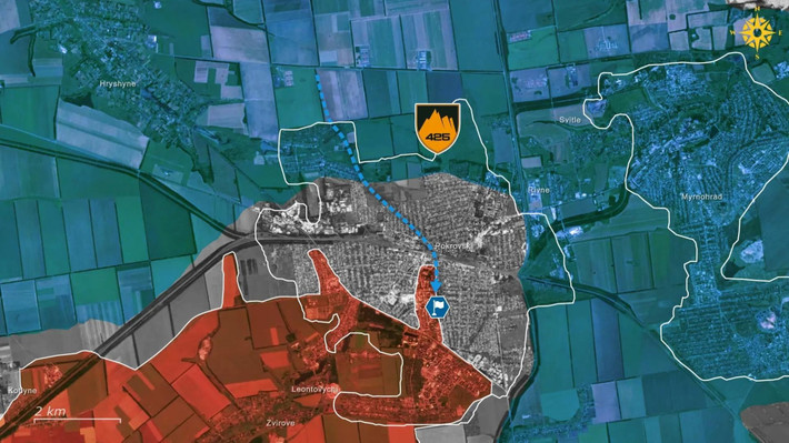 Thứ ba là áp lực phòng thủ đa tuyến tiếp tục gia tăng. Ở mặt trận phía Bắc (Sumy/Kharkov), RFAF đã thiết lập một "vùng an toàn" sâu, bao quanh Kupyansk ở ba mặt. AFU phải điều động quân từ Kharkov để tăng cường cho Kupyansk, làm suy yếu toàn bộ tuyến phòng thủ. RFAF ở đây áp dụng chiến thuật "chậm mà chắc", bào mòn sinh lực quân Ukraine.