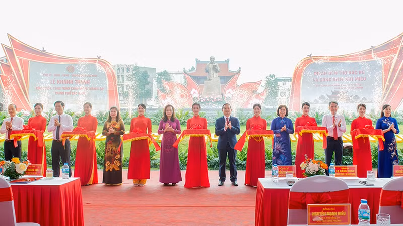 Bắc Ninh khởi công, khánh thành loạt dự án chào mừng lên thành phố