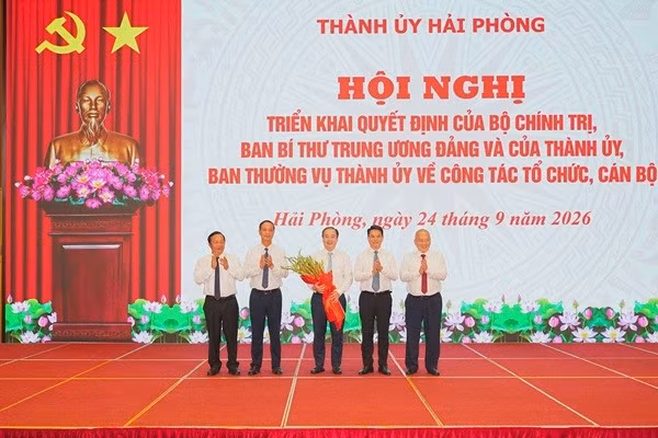 Hải Phòng triển khai quyết định Bộ Chính trị, Ban Bí thư về công tác cán bộ