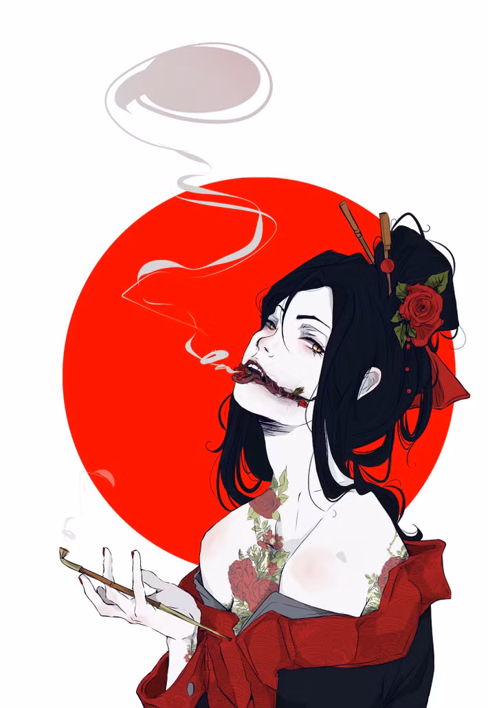 Kuchisake Onna – người phụ nữ bị rạch miệng - là một trong những truyền thuyết đô thị đáng sợ nhất Nhật Bản. Đó là chuyện về một người phụ nữ có hai bên miệng bị rạch ra sát mang tai, khiến khuôn luôn mang một dáng vẻ đáng ghê sợ.