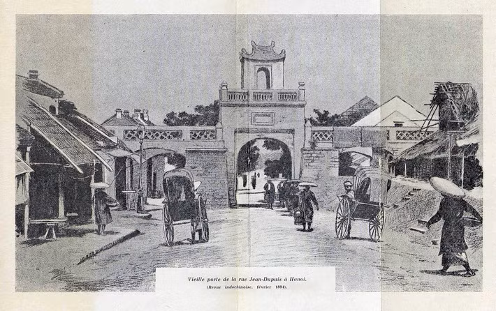 Cửa Ô Quan Chưởng ở Hà Nội, 1894.