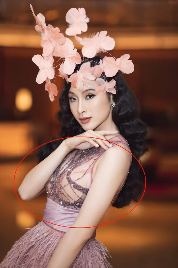 Mỹ nhân Việt diện trang phục xuyên thấu lộ miếng dán ngực - Hình 8 My nhan Viet dien trang phuc xuyen thau lo mieng dan nguc-Hinh-8