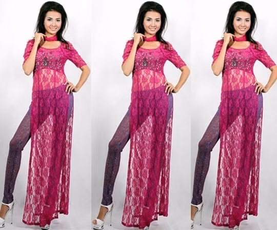 Những lần mặc áo dài phản cảm của các mỹ nhân - Hình 9 Nhung lan mac ao dai phan cam cua cac my nhan-Hinh-9