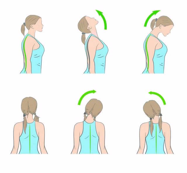 Những bài tập đơn giản trị chứng đau, mỏi cổ - Hình 3 Nhung bai tap don gian tri chung dau, moi co-Hinh-3