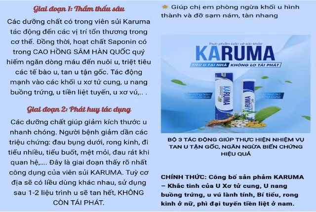 Quang cao tieu u xo tan goc, TPCN Karuma co sai pham?-Hinh-2