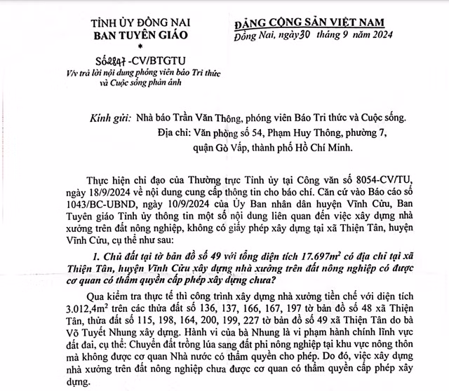 Dong Nai: Lai no ro nhieu cong trinh xay dung trai phep tai Vinh Cuu-Hinh-5