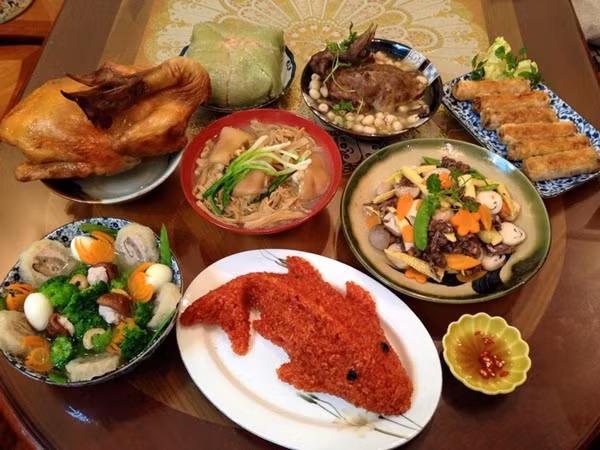 Cách làm bánh, xôi cá chép cúng ông Công ông Táo may mắn Cach lam banh, xoi ca chep cung ong Cong ong Tao may man