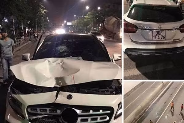 Khởi tố vụ lái xe Mercedes say rượu đâm chết 2 người ở hầm Kim Liên Khoi to vu lai xe Mercedes say ruou dam chet 2 nguoi o ham Kim Lien