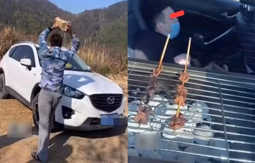Thanh niên suýt chết vì ăn thịt nướng kiểu này Thanh nien suyt chet vi an thit nuong kieu nay