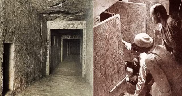 Công bố loạt ảnh chấn động về cuộc khai quật lăng mộ pharaoh Tutankhamun Cong bo loat anh chan dong ve cuoc khai quat lang mo pharaoh Tutankhamun