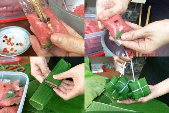 Độc đáo món nem bưởi đặc sản chay làm từ vỏ bưởi - Hình 5 Doc dao mon nem buoi dac san chay lam tu vo buoi-Hinh-5